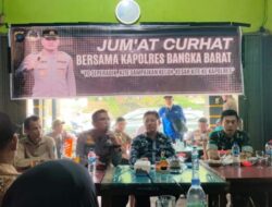 Polres Bangka Barat Gelar Jumat Curhat, Berbagai Keluhan dari Masyarakat Jadi Sorotan