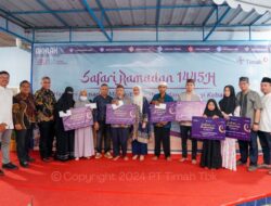 Puluhan Anak Yatim Piatu dan Dhuafa di Bangka Barat Terima Santunan dari PT Timah Tbk