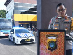 Mudik Gratis Bersama Polri, Kapolda Babel Pimpin Pelepasan Pemudik dari Halaman Apel