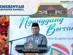 Tradisi Nganggung Meriahkan HUT ke-258 Sungailiat, Pj Bupati Bangka: Mendekatkan Pejabat dengan Masyarakat