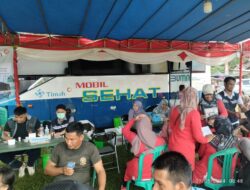 Antusias Ratusan Warga Toboali Kedatangan Mobil Sehat Gratis, Manfaatkan Layanan Kesehatan dari PT Timah Tbk