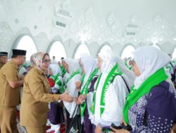 Pelepasan Sebanyak 281 Jemaah Haji Asal Kota Pangkalpinang di Masjid Kubah Timah