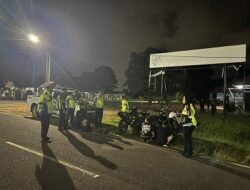 Razia Knalpot Racing Malam Hari di Pangkalpinang, Sebanyak Tujuh Sepeda Motor Diamankan Polisi