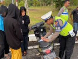Satlantas Polres Basel Rutin Lakukan Patroli di Lokasi yang Sering Jadi Arena Balap Liar yang Meresahkan