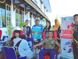 Gelaran Sembako Murah Iringi Agenda Senam Bersama dan Donor Darah di Halaman Kantor Bupati Bangka