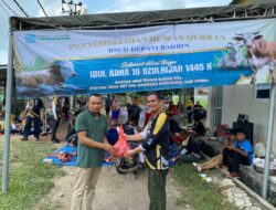 RSUD Depati Bahrin Kurban Sebanyak 4 Ekor Sapi dan 1 Ekor Kambing di Idul Adha 2024