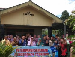 Soroti Masalah Stunting, Pemkot Pangkalpinang Lakukan Intervensi Serentak di Setiap Posyandu