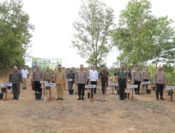 Gerakan Tanam Pohon Peringati Hari Bhayangkara, Seribu Bibit Kayu Putih dan Ratusan Bibit Jambu Mete Ditanam Serentak