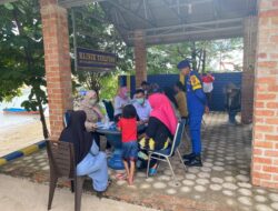 Masyarakat Nelayan Sungailiat Antusias Cek Kesehatan Gratis di Klinik Terapung Ditpolairud Polda Babel