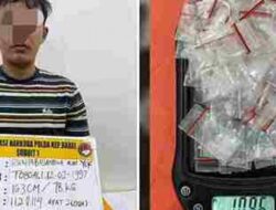 Berani Simpan 49 Paket Sabu, Pemuda Asal Bangka Selatan Berhasil Diciduk Polda Babel