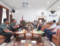 Jalin Sinergi Pengelolaan Lingkungan, PT Timah Terima Kunjungan Korem 045 Gaya, Bahas Gambaran Program ke Depannya