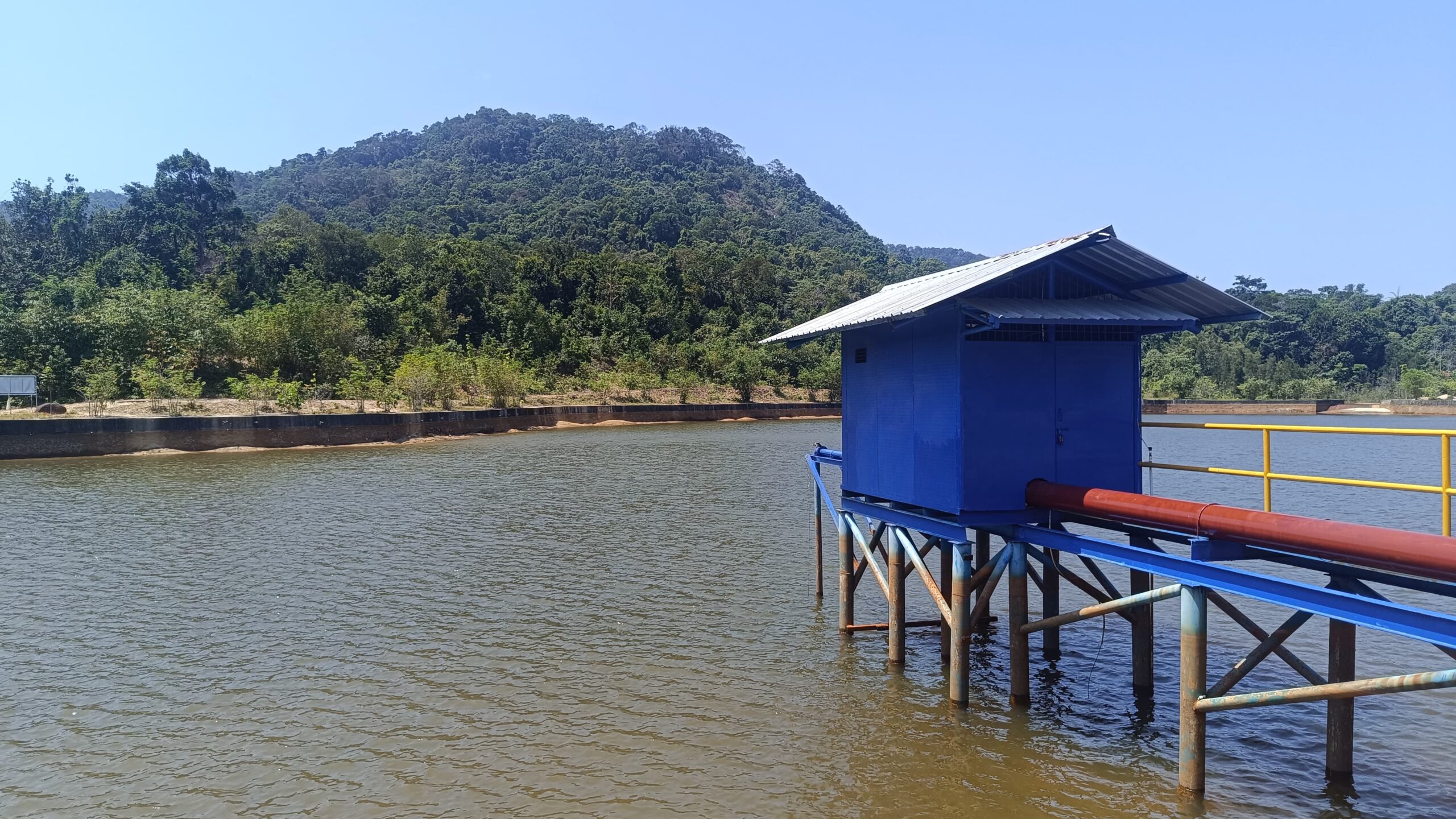 Foto : Sumber air baku milik Perusahaan Umum Daerah Air Minum (Perumdam) Tirta Sejiran Setason.