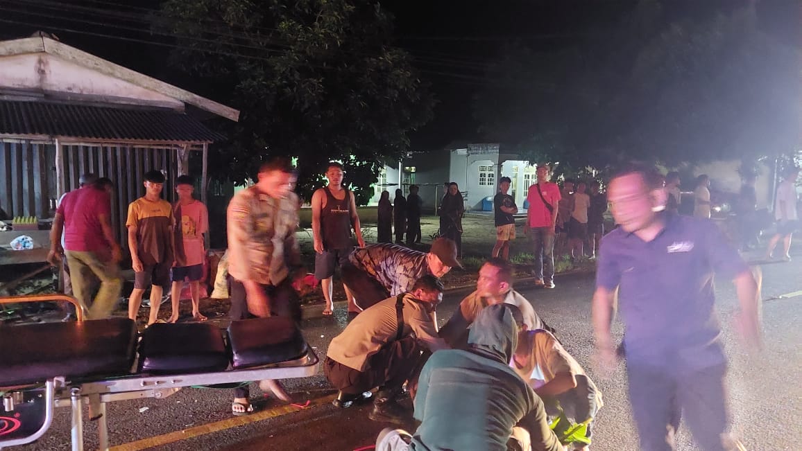 Kecelakaan di Kecamatan Kelapa, Kabupaten Bangka Barat (ist).