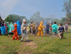 Antusias Puluhan Anak TK di Mentok Ikuti Kegiatan Edukasi Bahaya Api dari PT Timah Tbk
