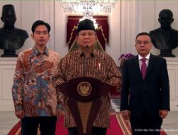 Lengkap, Ini Dia Sederet Daftar Nama Menteri Kabinet Merah Putih Prabowo-Gibran 2024-2029