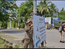 Bawaslu Bangka Barat Copot APK di Zona Merah