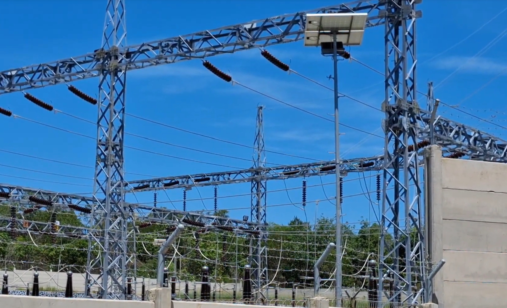 Foto : Landing Point kabel bawah laut jaringan Sumatera-Bangka yang terletak di Kawasan Pelabuhan Tanjung Kalian Mentok, Kabupaten Bangka Barat.