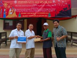 Dukung Hari Besar Keagamaan, PT Timah Turut Berikan Bantuan untuk Dua Gereja di Bangka Barat