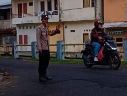 Cegah Kecelakaan Lalu Lintas, Polisi Rutin Laksanakan Strong Point