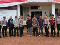 Personel Polres Belitung Timur Kawal Hasil Rekapitulasi Pemilihan Gubernur dan Wagub di Wilayah Beltim