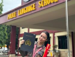 Sosok Bripda Monica, Berhasil Raih Gelar Siswa Terbaik Bahasa Mandarin di Dikbangspes Polri