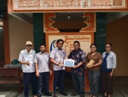 PT Timah Serahkan Bantuan ke Badan Kerja Sama Antar Gereja se-Pulau Kundur, Dukung Perayaan Natal Oikumene