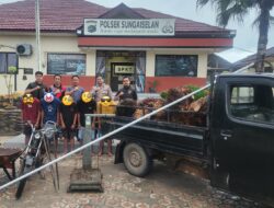 Oknum Kadus Rek-Rek Bersama 4 Orang Diringkus Polsek Sungaiselan Diduga Curi Buah Sawit
