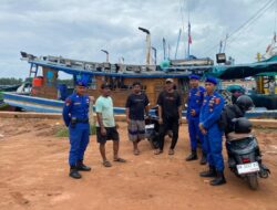 Antisipasi Cuaca Buruk di Awal Tahun, Subsatgas Polair Imbau Nelayan Tetap Waspada Melaut