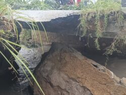 Jalan Utama 4 Desa di Parittiga Hampir Putus, Perekonomian Terancam Lumpuh