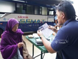 Mobil Sehat PT Timah Hadir di Pasar Toboali, Ratusan Warga Antusias Periksa Kesehatan