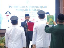 Pelantikan Pj Walikota Pangkalpinang dan Pj Bupati Bangka, Pj Gubernur Sampaikan Hal Ini