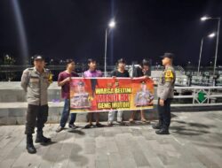 Polres Belitung Timur Patroli Bubarkan Geng Motor Jelang Ramadhan 1446 H