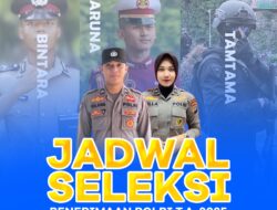 58 Peserta Penerimaan Tamtama Polri Jalani Tes Kesehatan Tahap 1
