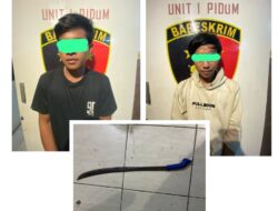 Polisi Amankan 2 Pemuda Diduga Pelaku Pengeroyokan di Mayang