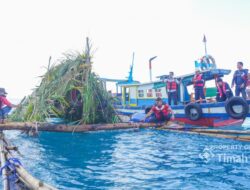 Gandeng Kelompok Nelayan di Matras, PT Timah Kembali Tenggelamkan Rumpon