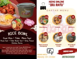 Bingung Mau Makan Apa?, Kedai Online Ibu Ratu Toboali Siap Antar Makanan Anda