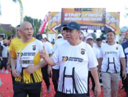 Gubernur Bangka Belitung Lepas Ribuan Peserta Bhayangkara Babel Run 2025