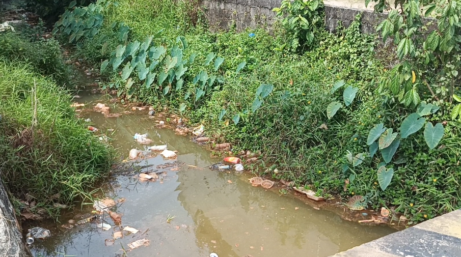 Pendangkalan sungai di Parittiga.