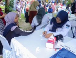 Semarak Harganas 2025, Warga Sungailiat Terima Layanan KB Gratis di Hutan Kota