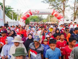 Ribuan Warga Ramaikan Jalan Sehat di Belitung Timur, Semarak Pekan Sehat HUT ke-49 PT Timah