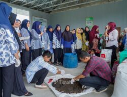 PT Timah Gelar Pelatihan Olah Sampah Jadi Kompos Bernilai Ekonomis di Sungailiat
