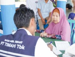 Semarak Bulan Bakti HUT ke-49 PT Timah: Warga Antusias Serbu Layanan Kesehatan Gratis di Belinyu