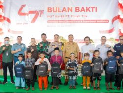 Ratusan Anak Ikuti Khitanan Massal Gratis di Belinyu, Momen Bulan Bakti HUT ke-49 PT Timah Tbk