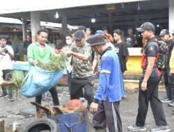Wabup Bangka Barat Ajak Para OPD Bersih Pasar Mentok