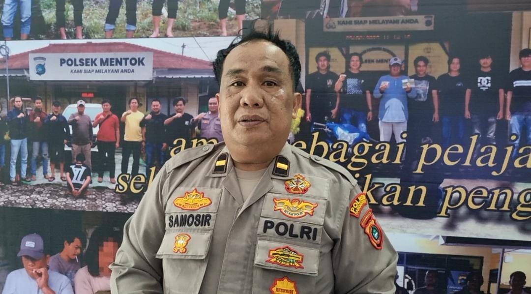 Pelaksana Harian (Plh) Kapolsek Mentok, Ipda Sarasih Samosir