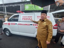 Tingkatkan Layanan Kesehatan, Gubernur Babel Salurkan Ambulans ke Desa Pangkal Buluh