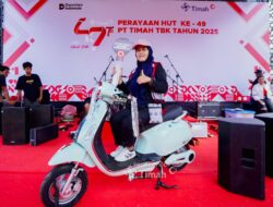 Raih Hadiah Motor Impian, Harapan dan Doa Deni dan Kurninarti Terkabul di Pekan Sehat HUT Ke-49 PT Timah di Bangka Barat