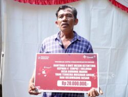 Selamat dari Badai, Nelayan Burung Mandi Terima Bantuan PT Timah di Momen Peringatan HUT ke-49