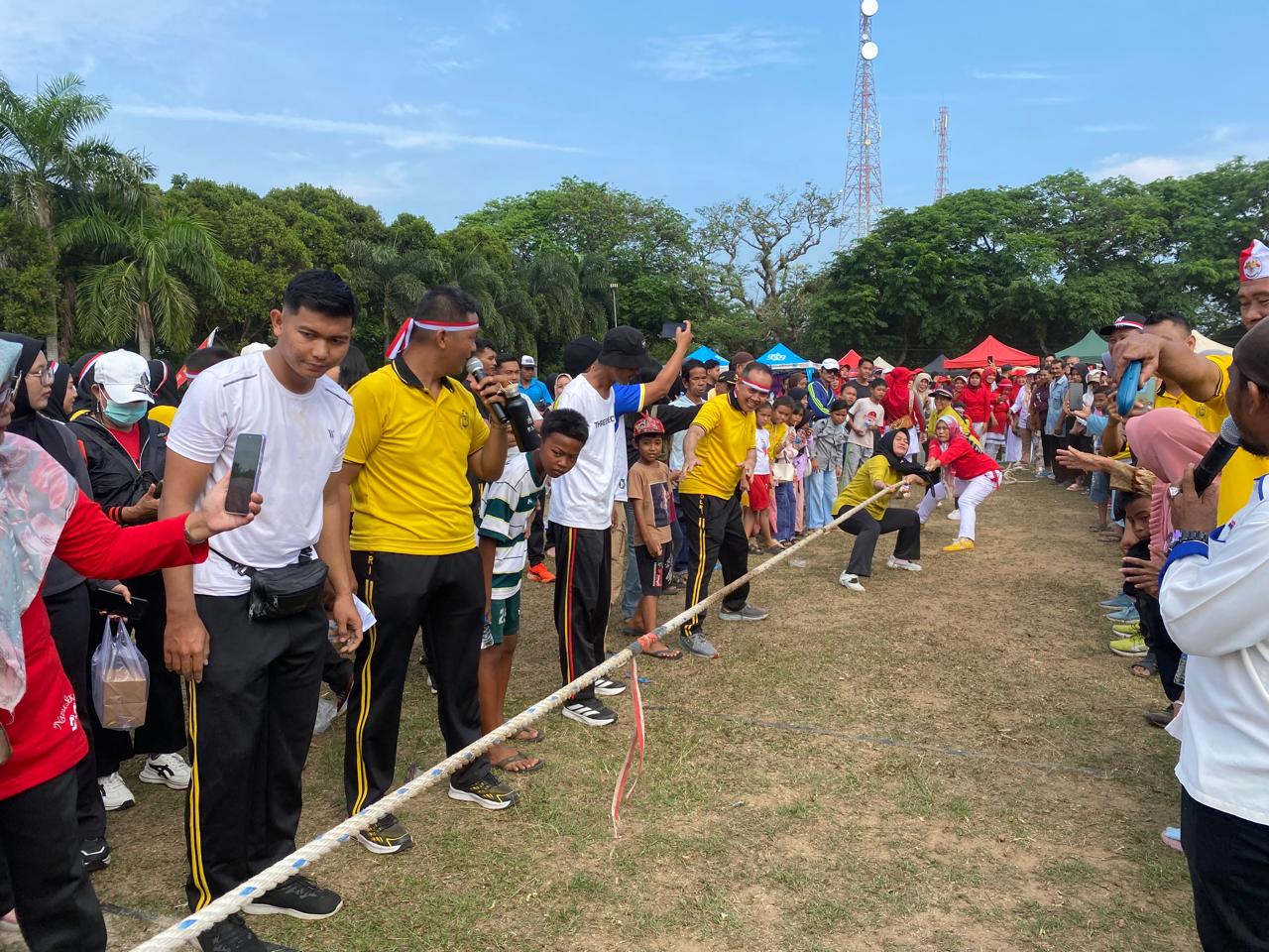 Peringati HUT RI Ke-80, Polres Babar Gelar Sejumlah Lomba, Pelayanan SKCK, Kesehatan hingga Pasar Murah.