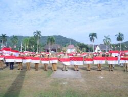Pemkab Bangka Gelar Pencanangan Pembagian Bendera Merah Putih untuk Masyarakat